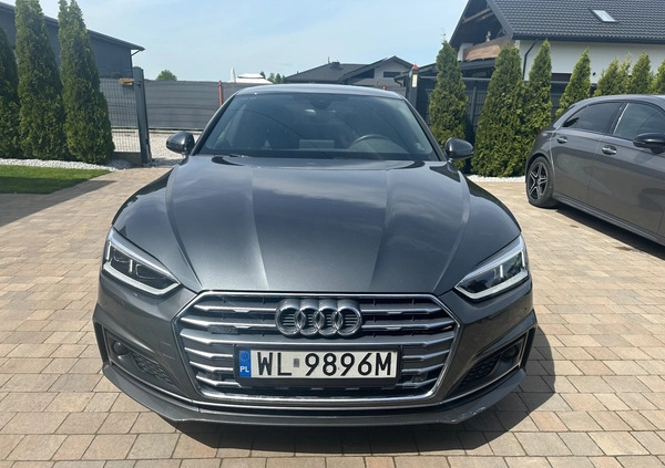 Audi A5 cena 122000 przebieg: 96000, rok produkcji 2018 z Nakło nad Notecią małe 191